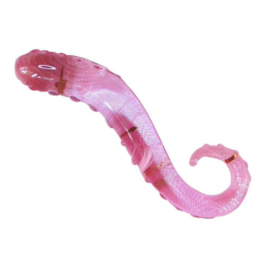 Seahorse Crystal Pink Pyrex Glass Dildo Spot Simulator Sex Toy