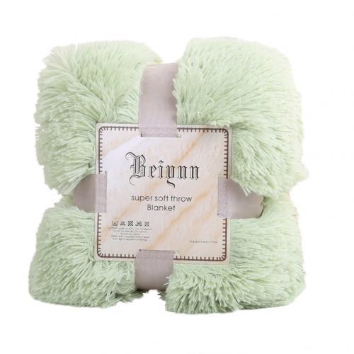 80X120cm Soft Warm Fluffy Shaggy Children's Throw Blanket Snuggle Rug