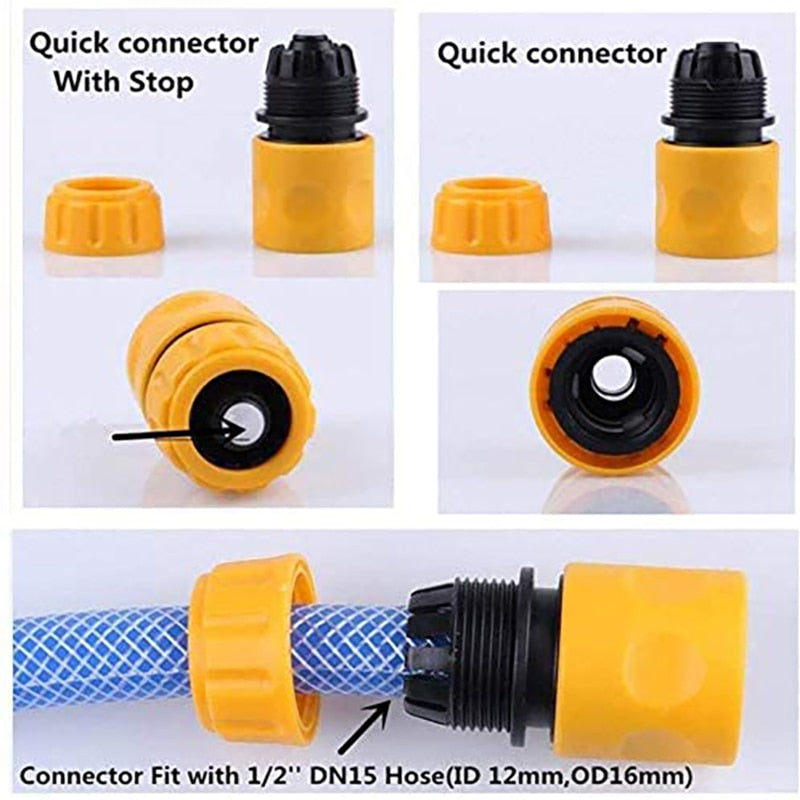 31 Garden Hose Connector Set Irrigation Accessories