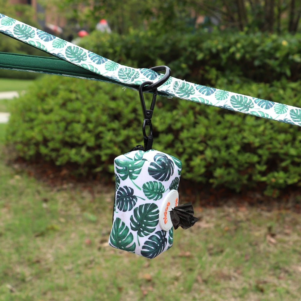 Colourful Printed Dog Poop Bag Holder Waste Bags Dispenser