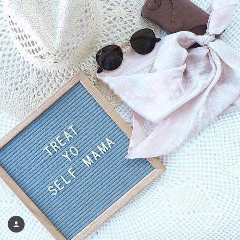 Felt Letterboard Wooden Frame Wall Message Cork Board Home Office Decor