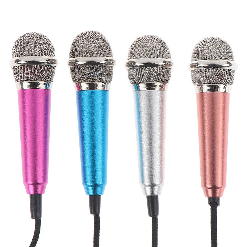 3.5Mm Stereo Studio Karaoke Mini Microphone For Pc Mobile Phone