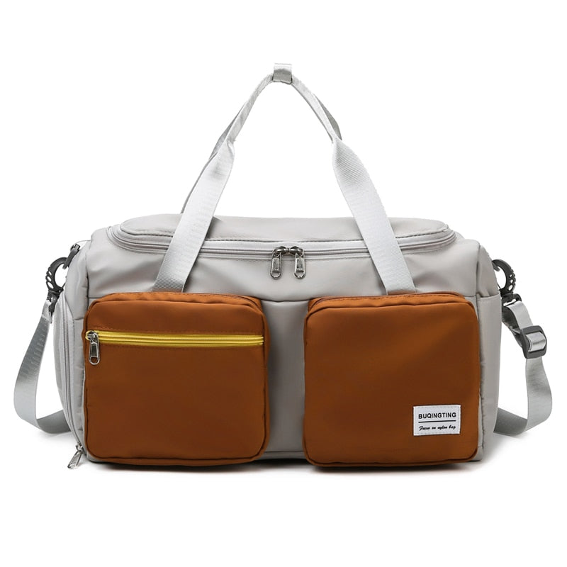 Sports Fitness Gym Bag Shoes Compartment Duffle Bags
