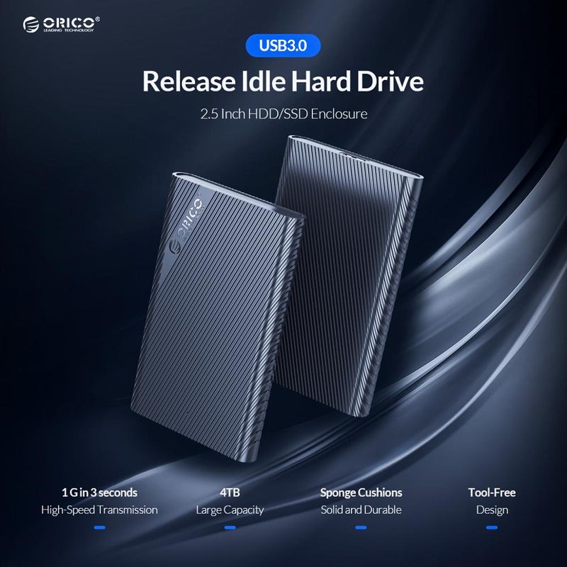 Usb 3.0 To Sata 2.5 Ssd Hdd Enclosure Box Gbps Support Uasp 4Tb