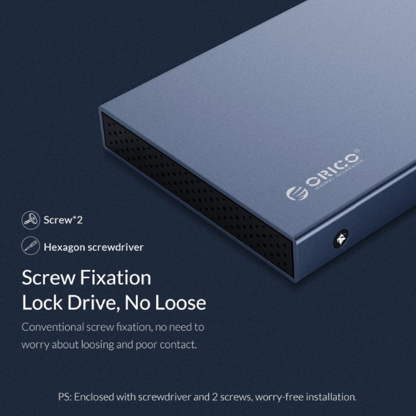 2.5" Sata To Usb 3.1 Type C Gen Case Ssd 4Tb External Hdd Enclosure