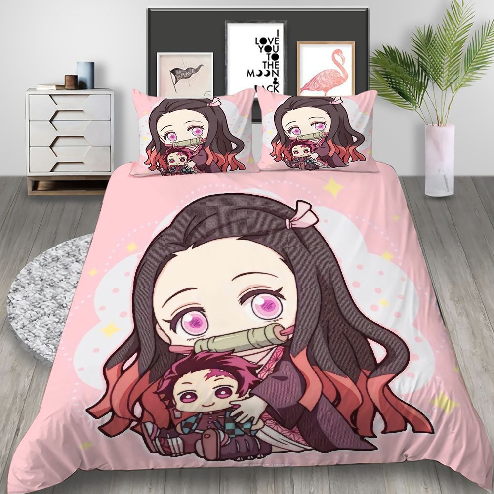 3D Printed Demon Slayer Anime Duvet Quilt Covers