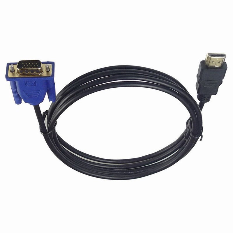 1/1.5/1.8M Hdmi Male To Vga Cable 1080P Adapter Converter