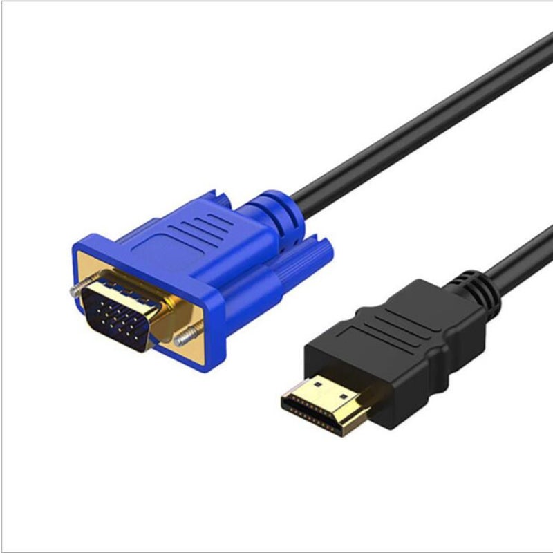 1/1.5/1.8M Hdmi Male To Vga Cable 1080P Adapter Converter