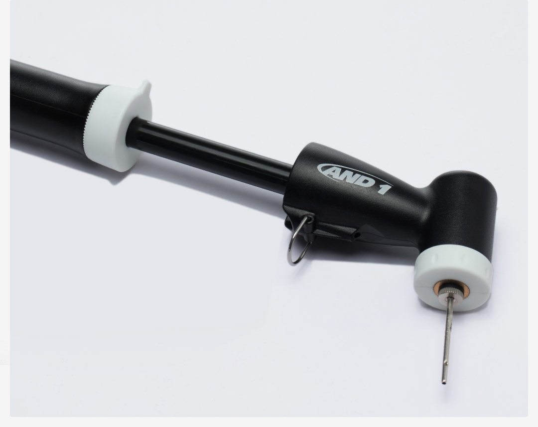 Ball Pumps Air Two Way Black Portable Lightweight With Gas Needle