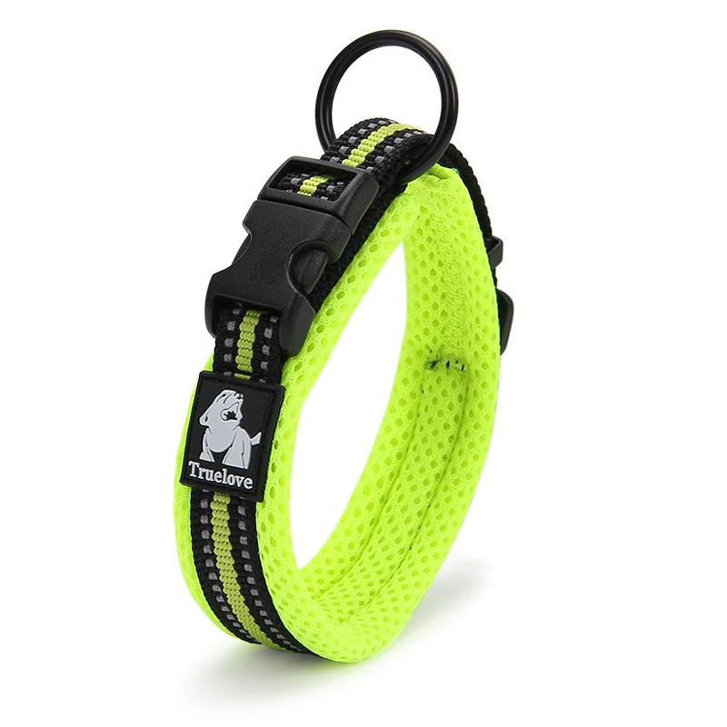1 Sets of True Love 1 Sets Of Heavy Duty Reflective Collar Neon Yellow Stainless Steel Ring Reflector