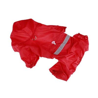 Reflective Dog Raincoat With Hood