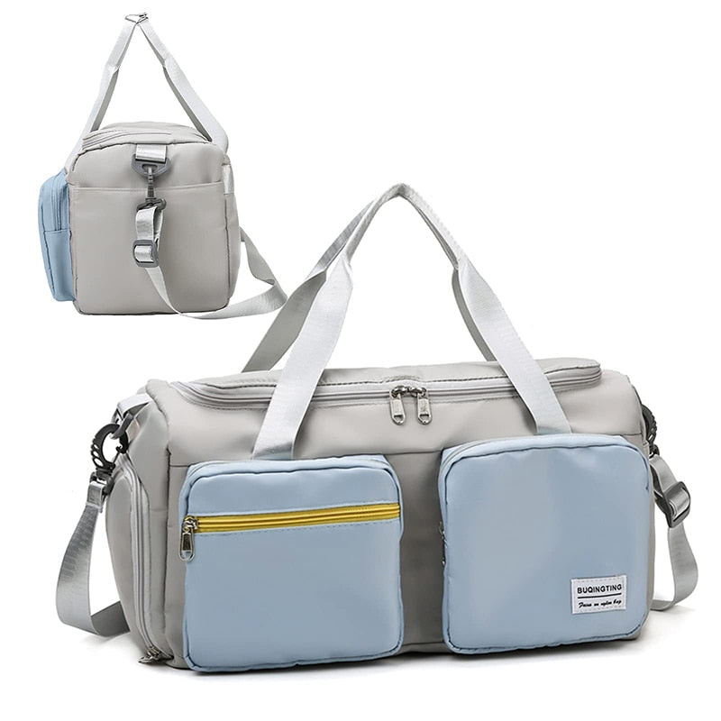 Sports Fitness Gym Bag Shoes Compartment Duffle Bags