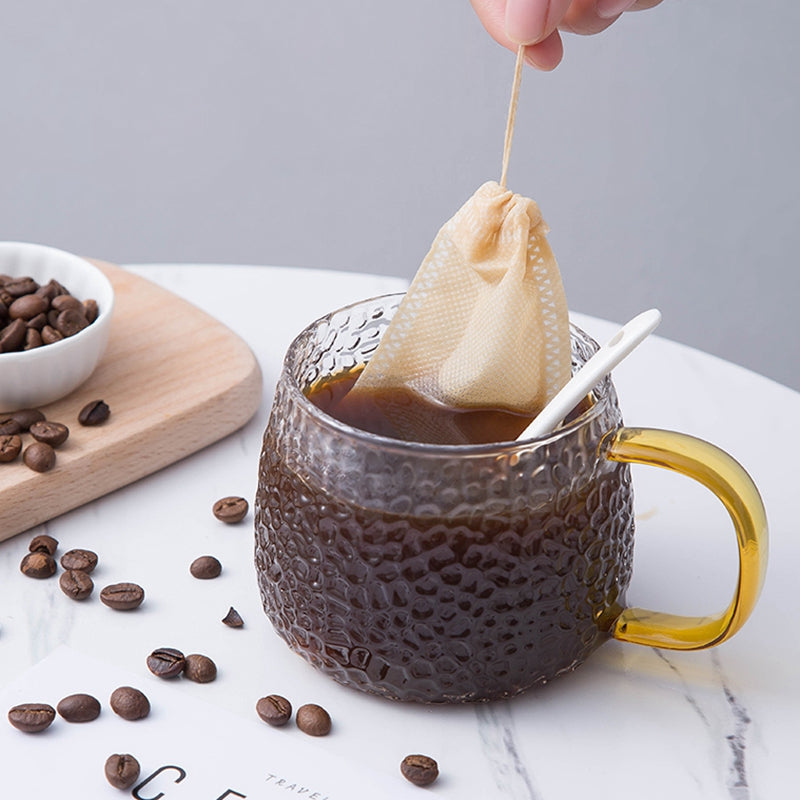 100Pcs Tea Bags Non-Woven Fabric Filter For Spice Infuser With String Heal Seal Disposable Teabags Empty
