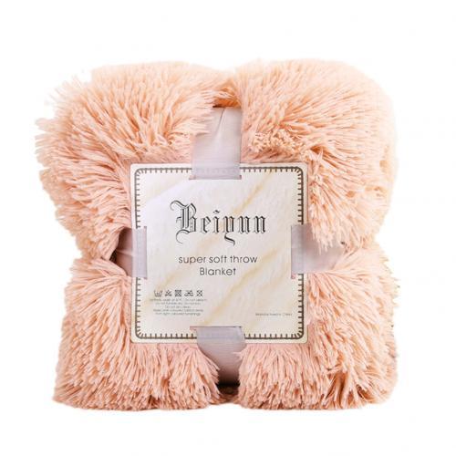 80X120cm Soft Warm Fluffy Shaggy Children's Throw Blanket Snuggle Rug