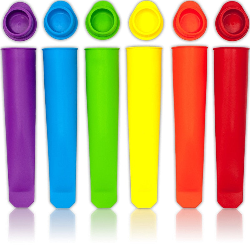 5 Piece Lot Summer Popsicle Maker Lolly Mould Kitchen Diy Frozen Ice Cream Mold