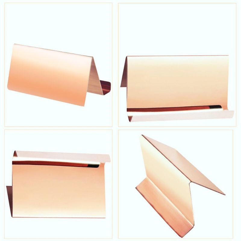 Stainless Steel Business Card Holder Display Stand Rack Desktop Table Organizer