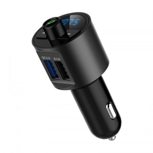 Bluetooth Fm Transmitter With Qc3.0 Hands Free Usb Mp3 Player Kit