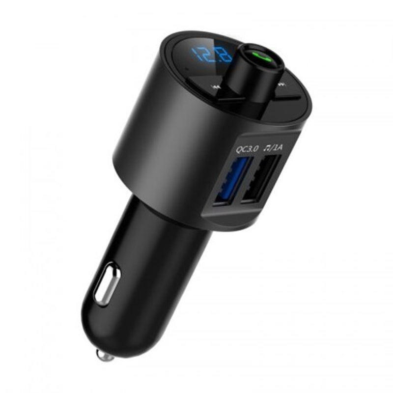 Bluetooth Fm Transmitter With Qc3.0 Hands Free Usb Mp3 Player Kit