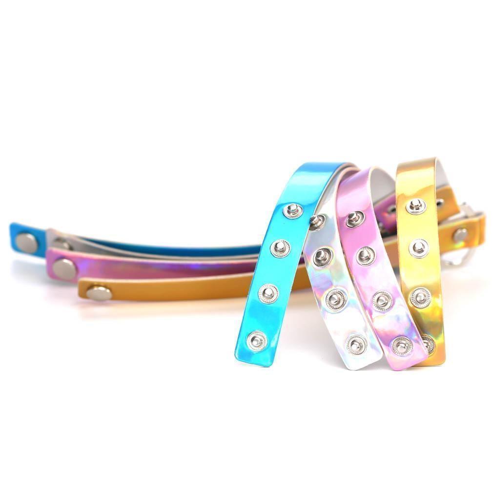 Veile Studios Holographic Heart Choker