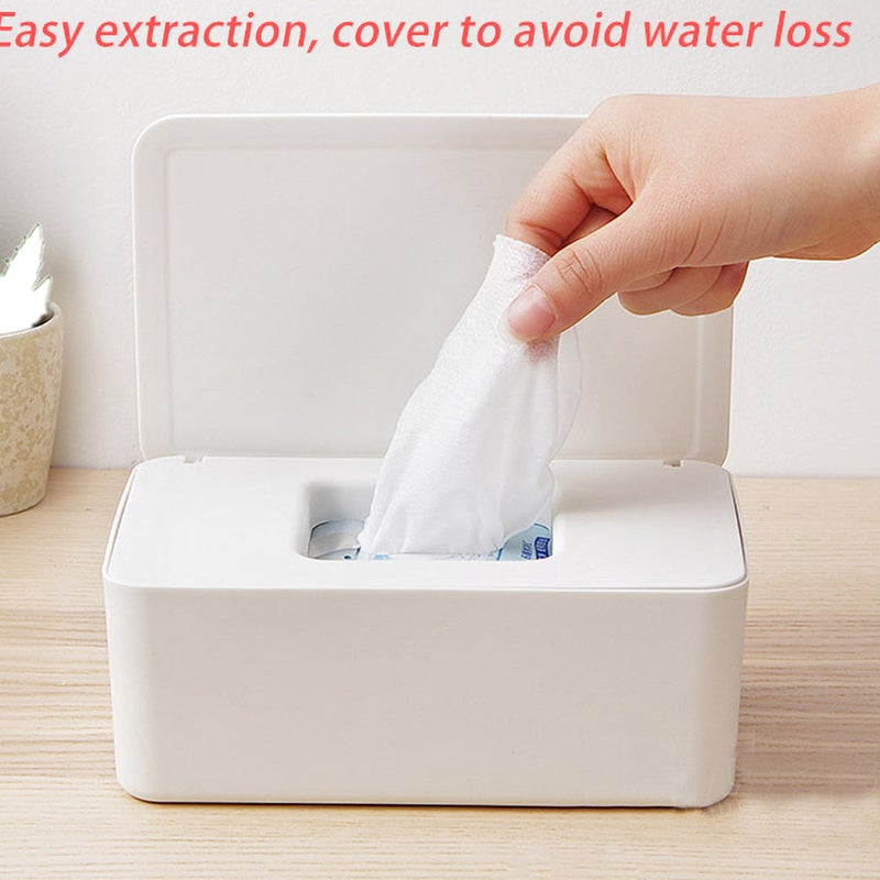 Dry Wet Tissue Paper Case Care Baby Wipes Napkin Storage Box Holder Container Dispenser