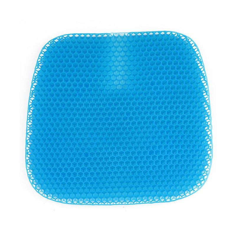 1 Sets of Hod Health & Home 1 Sets Of Cushions Honeycomb Design Soft Cool Gel Seat With Groove Non Slip Pain Relief