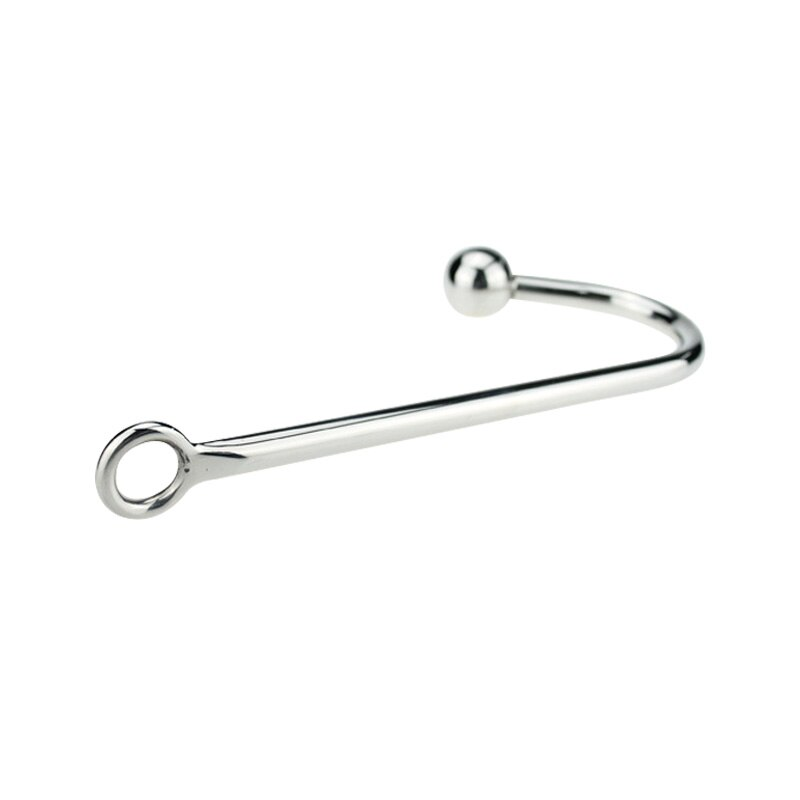 Stainless Steel Anal Hook Ball Ring Bondage Kink Bdsm Fetish Restraint