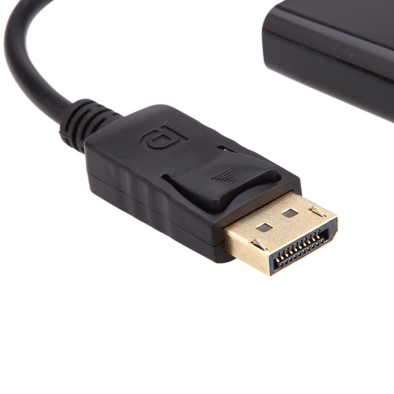 1080P Dp Displayport Male To Vga Female Converter Adapter Cable Black