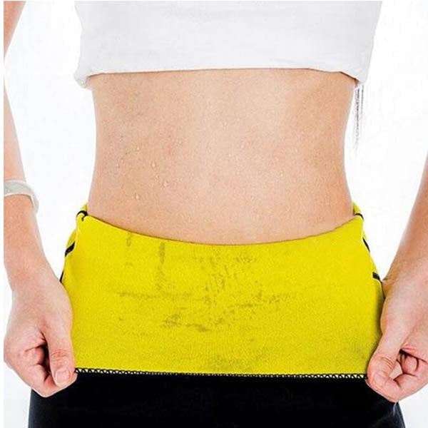 Neoprene Thermal Slimming Waist Belt Women Black M