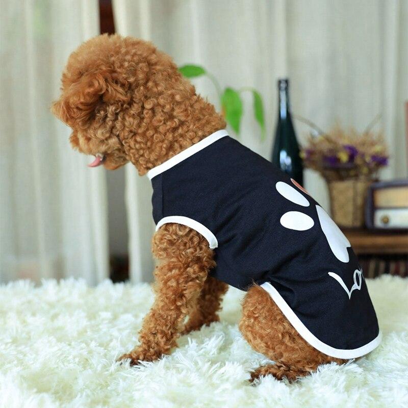 Printed Love Dog Tee Pet Clothing
