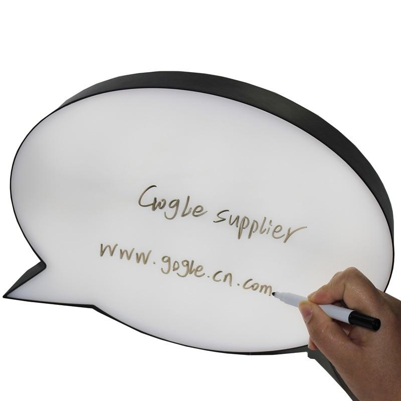 Speech Bubble Light Box Decor Night