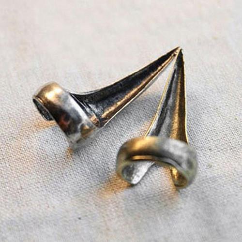 5 Claw Rings Bronze Silver Sensory Scratch Play Bondage Kink Bdsm Fetish