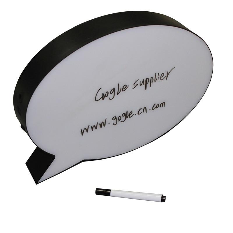 Speech Bubble Light Box Decor Night
