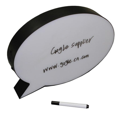 Speech Bubble Light Box Decor Night