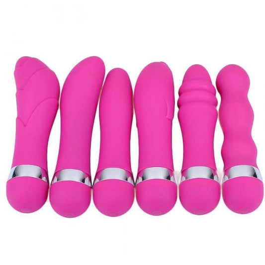 Pink Mini Vibrator Silicone G-Spot Anal Stimulation
