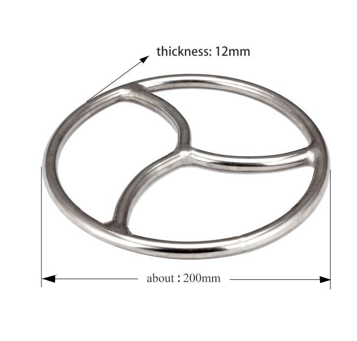 Suspension Ring Bondage Shibari Metal Hoop Kink Fetish Restraints