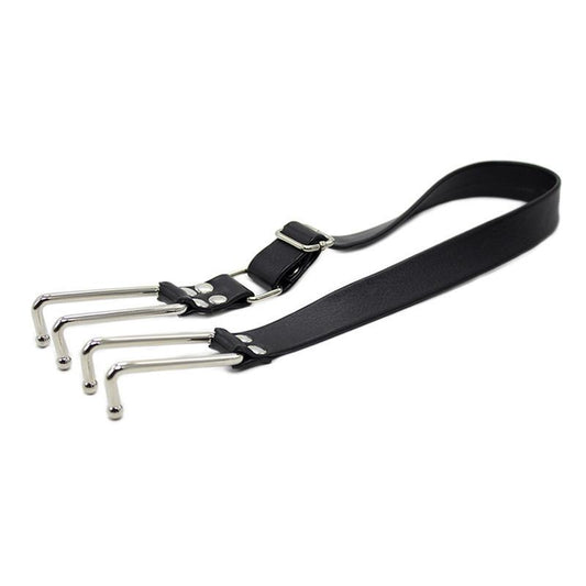 Open Mouth Hook Gag Head Harness Bondage Kink Fetish Restraints