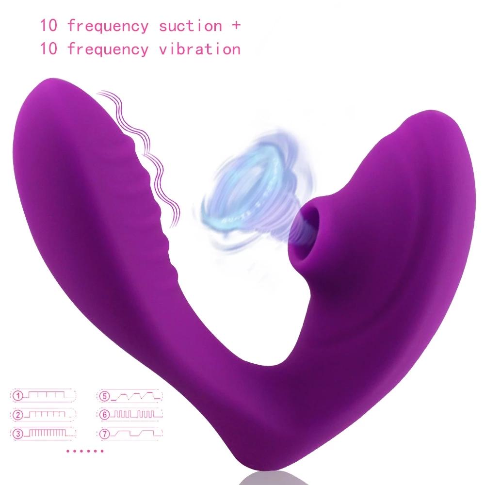 Sucking Clitoris Vibrator Suction Gspot Oral Stimulator Sex Toys Women