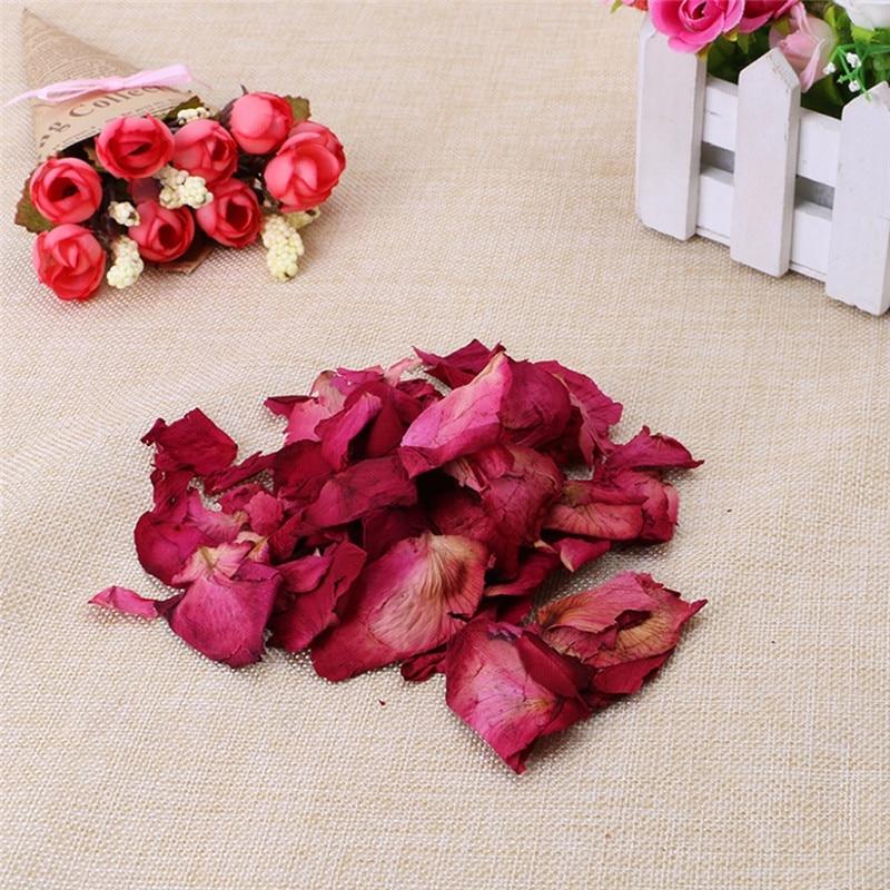 Red Dried Rose Petals Luxury Self Care Romantic Decorations