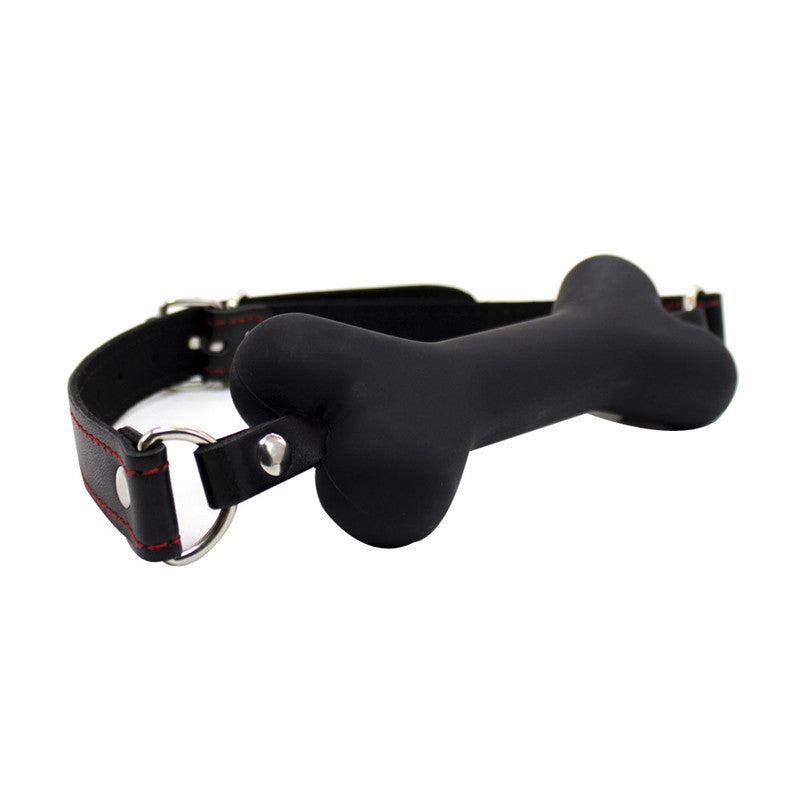 Silicone Bone Gag Puppy Pet Play Bondage Kink Bdsm Fetish Restraints