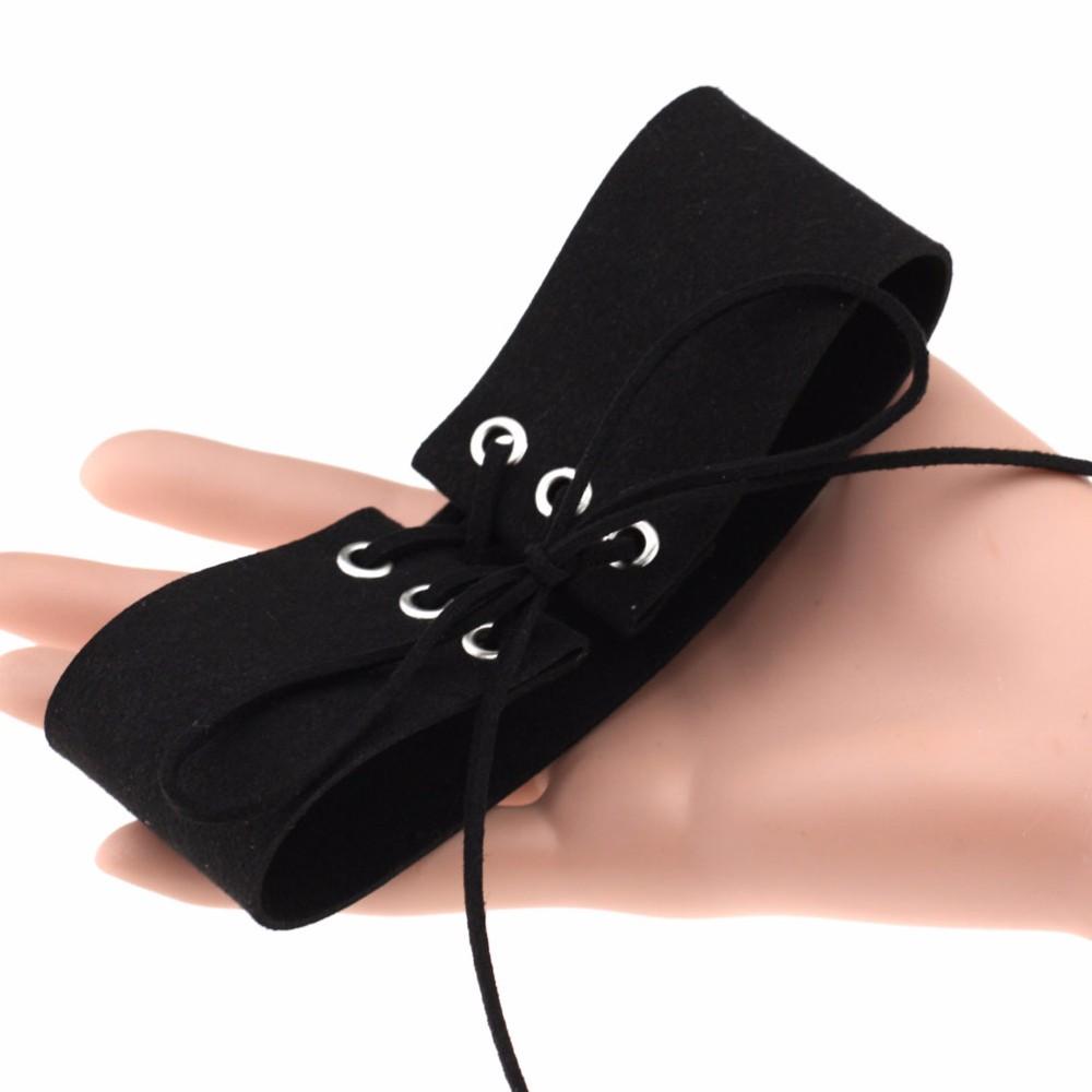 Bdsm Lace Up Collar Sexy Submissive Choker Necklace Bondage Restraints