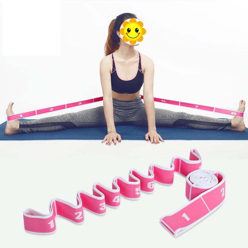 Yoga Stretching Multi Loop Strap Pilates Gym Flexibility Exercise Fitness Workout