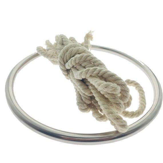Suspension Ring Shibari Bondage Metal Restraint Hoop