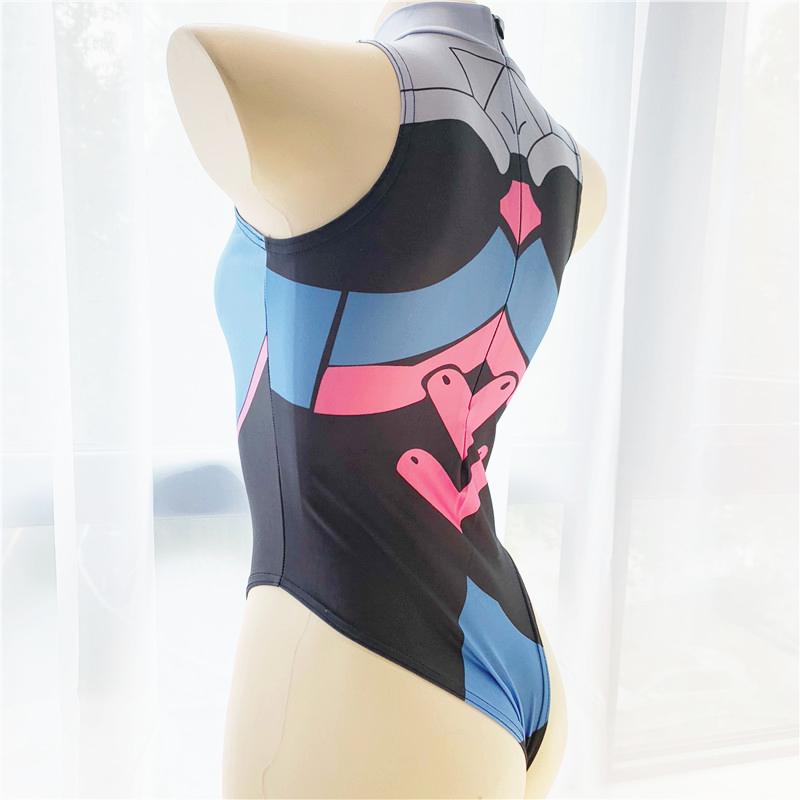 D.Va Overwatch Anime Cosplay Leotard One Piece Bodysuit Costume