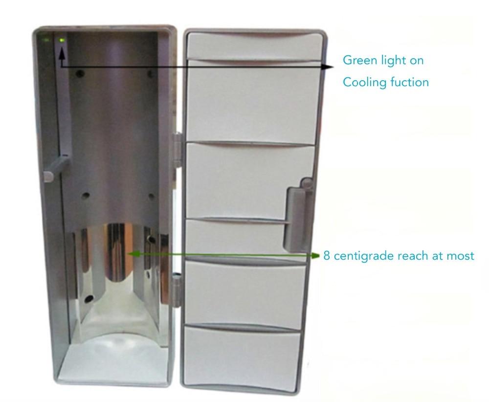 Novelty Mini Fridge Usb Rechargeable Drinks Beer Cooler
