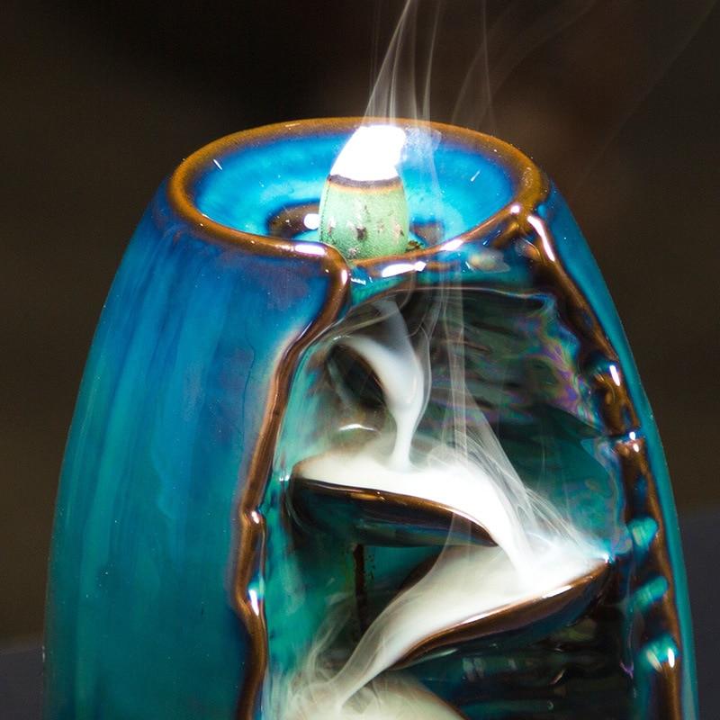 Waterfall Backflow Ceramic Aromatherapy Holder