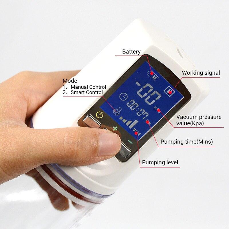 Electric Penis Vacuum Pump Usb Rechargeable Cock Enlargement Bdsm