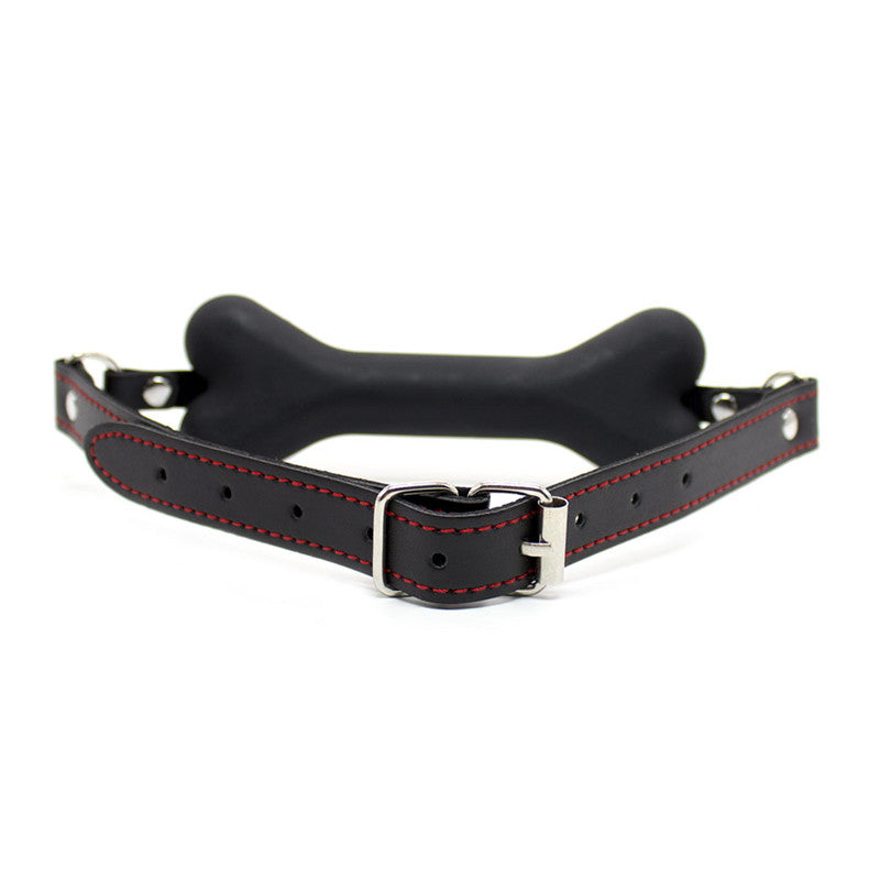 Silicone Bone Gag Puppy Pet Play Bondage Kink Bdsm Fetish Restraints