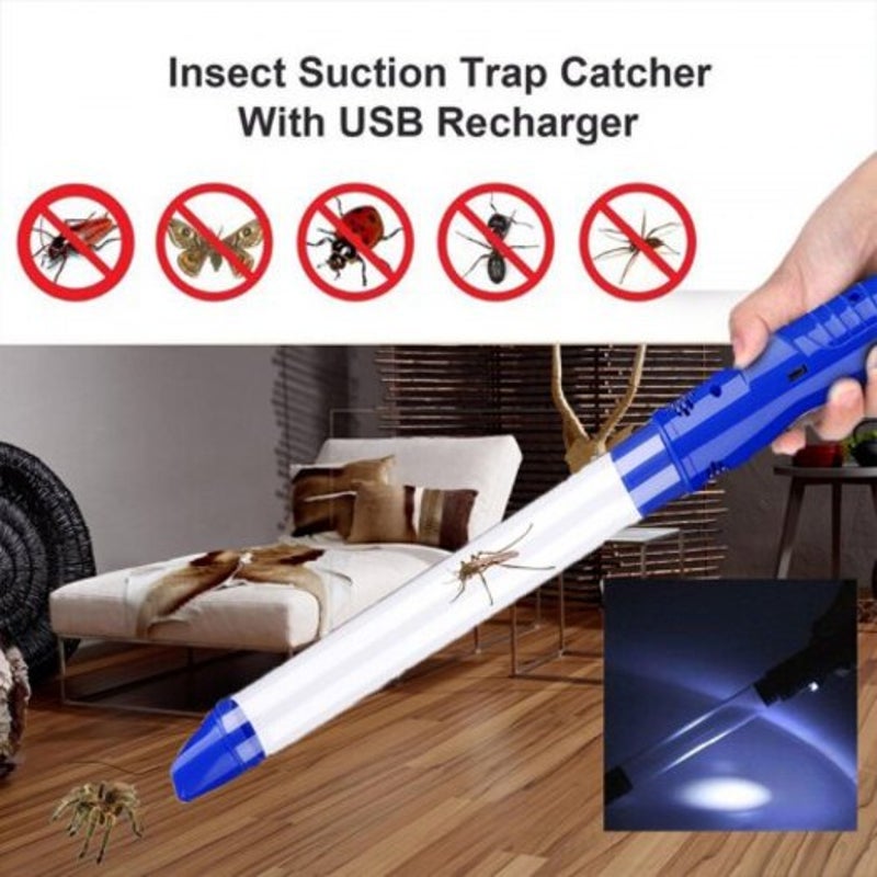 Vacuum Catcher For Insects Spiders Bugs With Led Flashlight