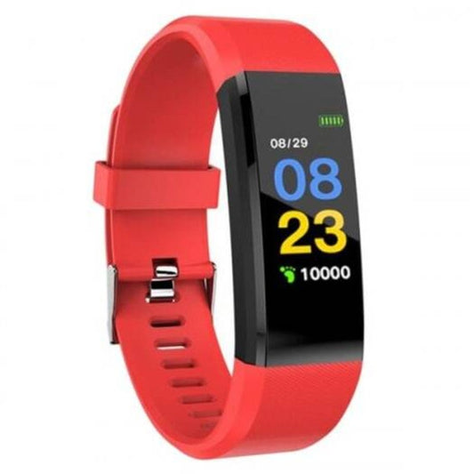 Veile Studios Id115 Plus 0.96 Inch Smart Bracelet Red