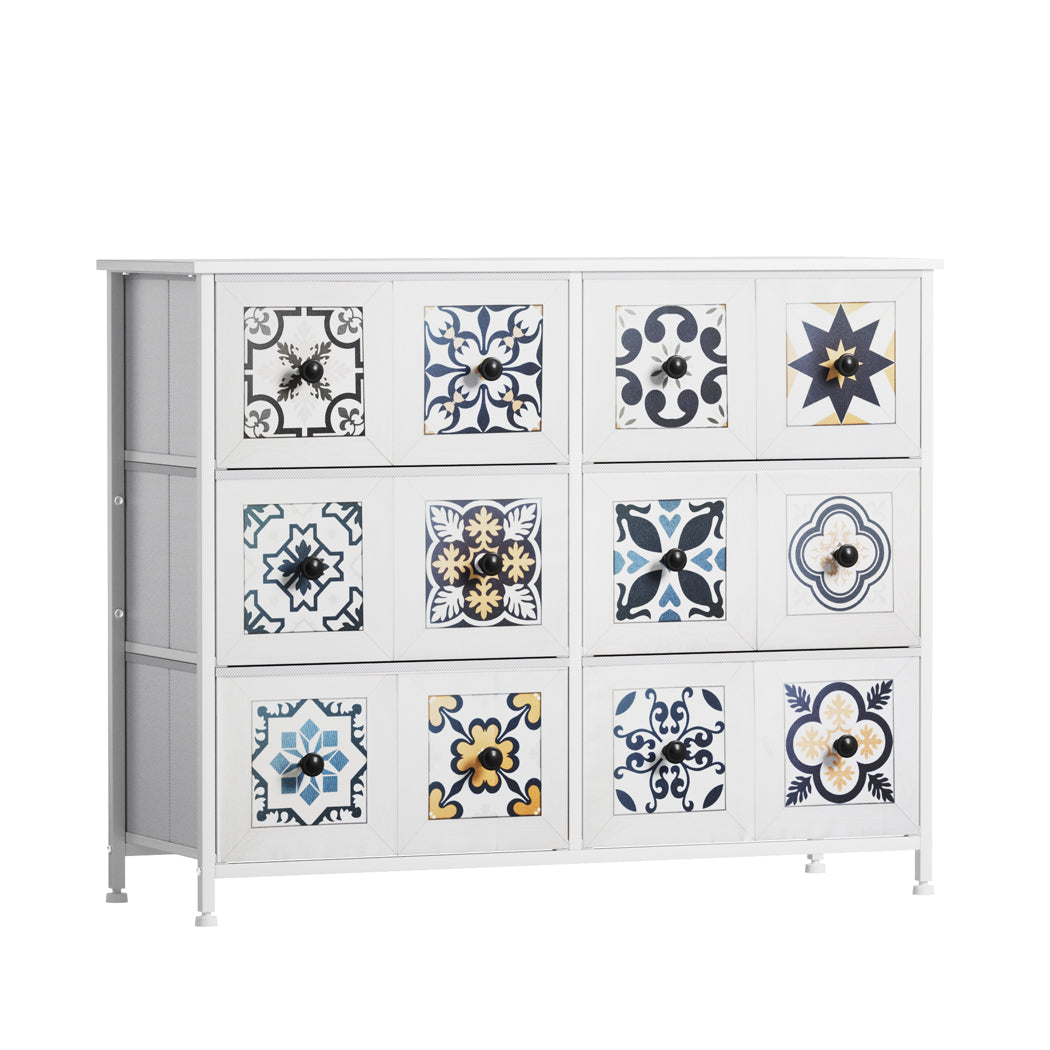 6 Drawer Chest Of Drawers Storage Cabinet Organizer For Bedroom Living Room